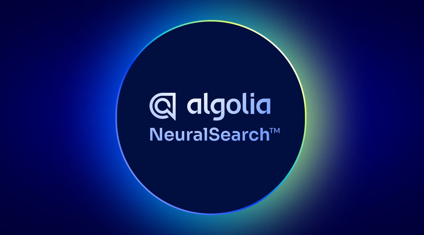 Introducing Algolia NeuralSearch