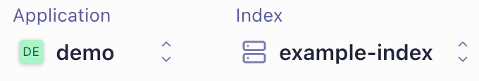 Select your replica index